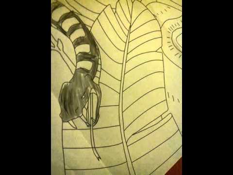 Video: Ako Nakresliť Hada