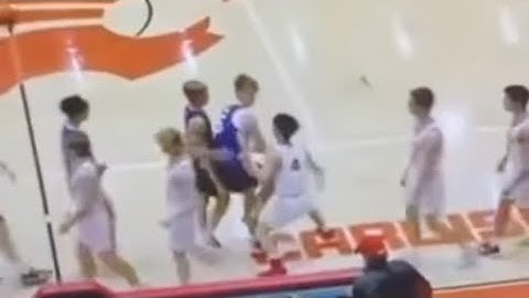 High School basketball player arrested after punching opponent in handshake line #maxpreps