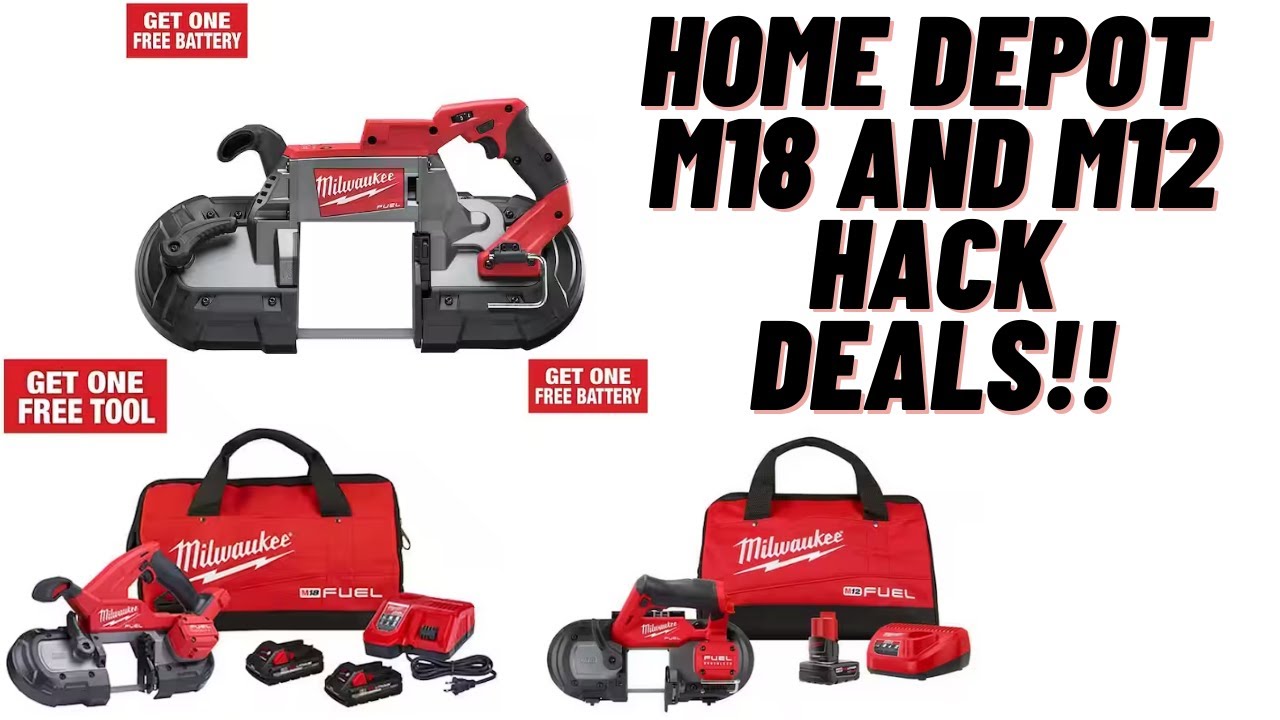 Milwaukee M18 and M12 Band Saw Deals! Home Depot! 🔥 YouTube