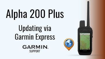 Alpha® 200 Plus | Updating via Garmin Express | Garmin Support