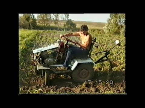 Самодельный сверхманёвренный трактор.