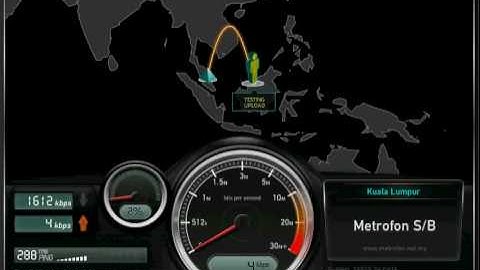 Good speed on Celcom Broadband