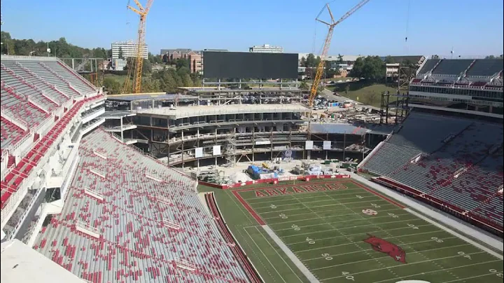 Donald W Reynolds Razorback Stadium Time-lapse