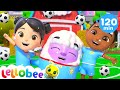 Winter Football Soccer Song ⚽  | Baby Cartoons - Kids Sing Alongs | Moonbug