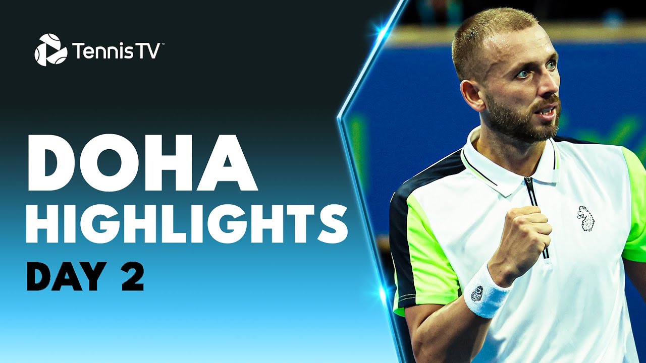 Bautista Agut Faces Fucsovics; Shelbayh Makes History; Evans In Action Doha 2023 Day 2 Highlights