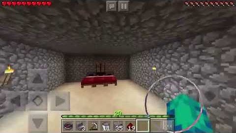 MCPE 0.15.0 Secret base no sticky pistons!!!!