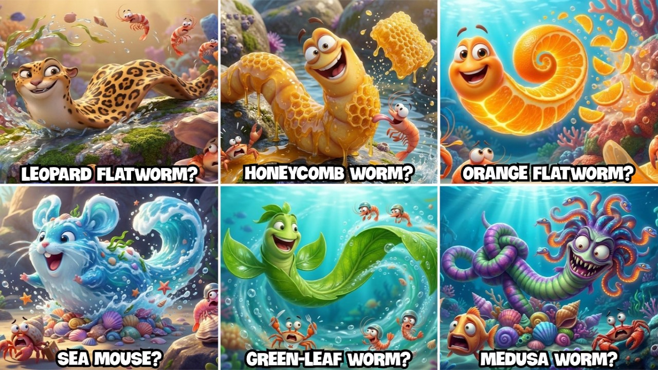 Sea Mouse? Ice Cream Cone Worm? 20 Marine Worm Names That Sound Made Up ...