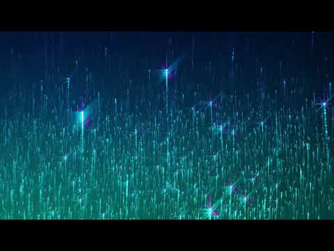light blue particle