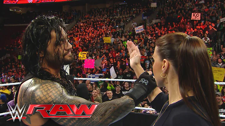 Roman Reigns reminds Stephanie McMahon that he is ...
