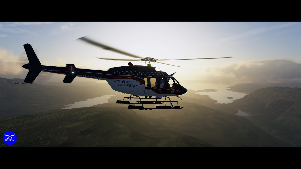 JRX Bell 407 for X-Plane 12-JRXDesign-B407-12