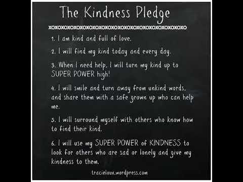 kindness-pledge - YouTube