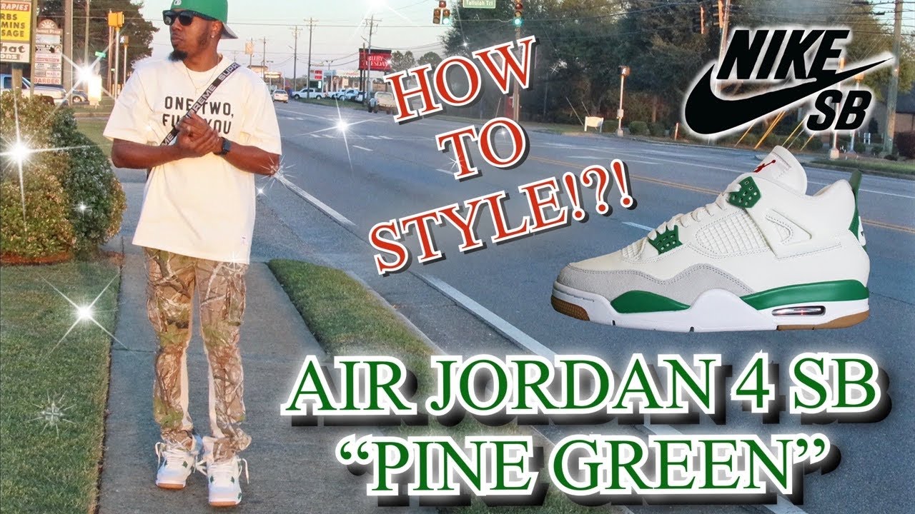 Air Jordan 4 Retro SB Pine Green