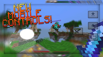 Dominating MCPE Skywars With New Controls! // MCPE Hive