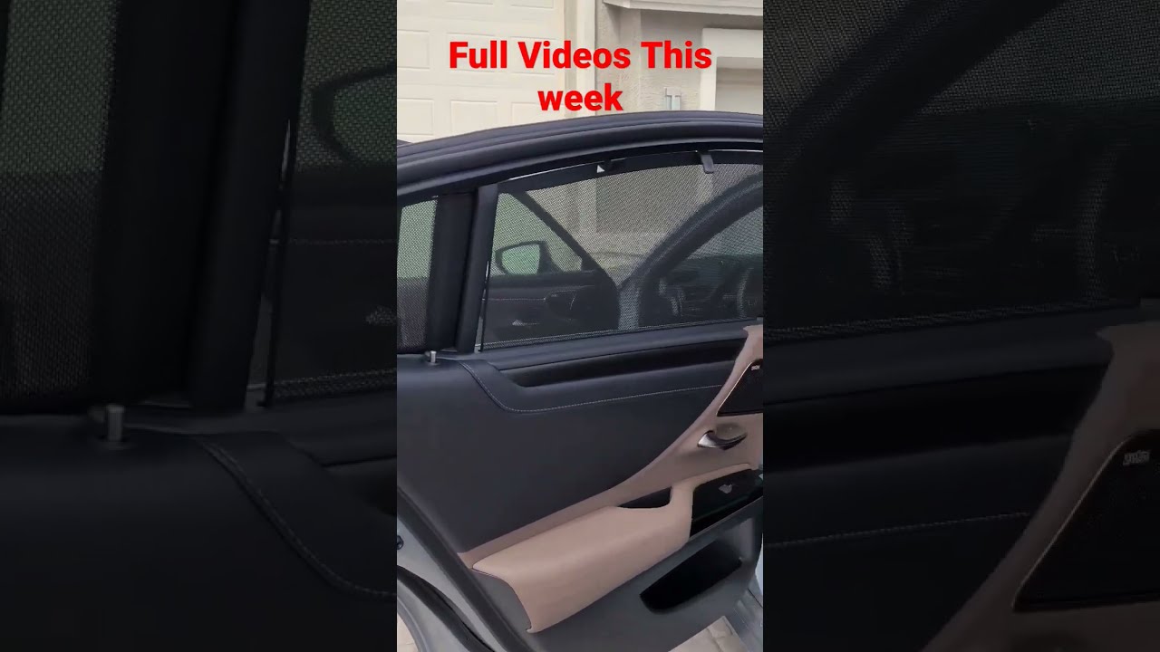 2022 Lexus ES350 Ultra Luxury Top Items You Didn t Know It Has 5 Rear Window Shades
