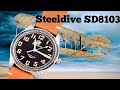Steeldive 8103 pilot with a nod to the first heavier than air manned flight in 1903