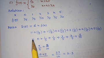 TN 12th MATHS PROBABILITY DISTRIBUTION EXERCISE 11.4 1(I)st SUM