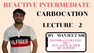 Reactive Intermediate - Carbonation || Lecture 2 || IIT JAM | NET | GATE | By - Chemophilic Academy
