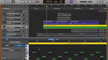 Quantization Demo GarageBand