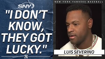 Luis Severino on the home run he gave up to Alex Bregman in Yankees 3-2 ALCS loss | SNY