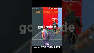How to get the secrets in 1v1 with every gun, Tech Revolver. #fortnite #gaming #shorts