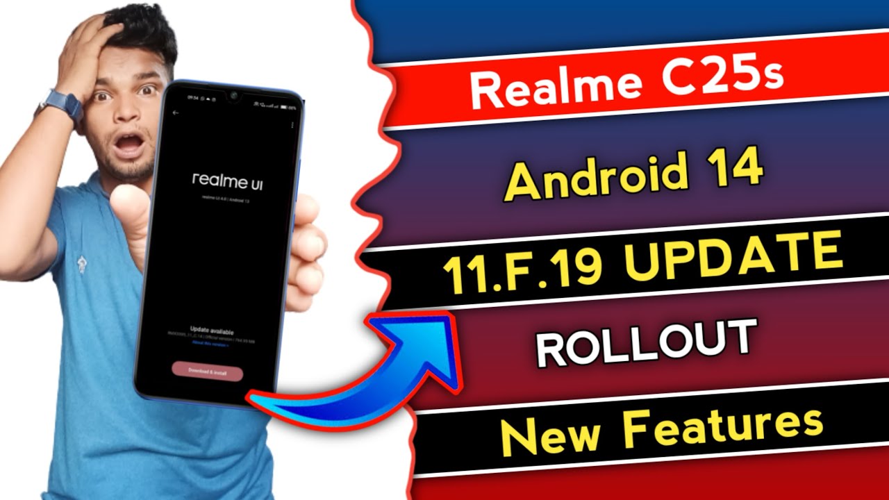 Realme C25s September 2023 New Stable Update F.19 | Realme C25s Android 14 New Update Feature