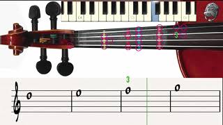Violin Lessons: C Major Scale 2 Octaves Ascending & Descending