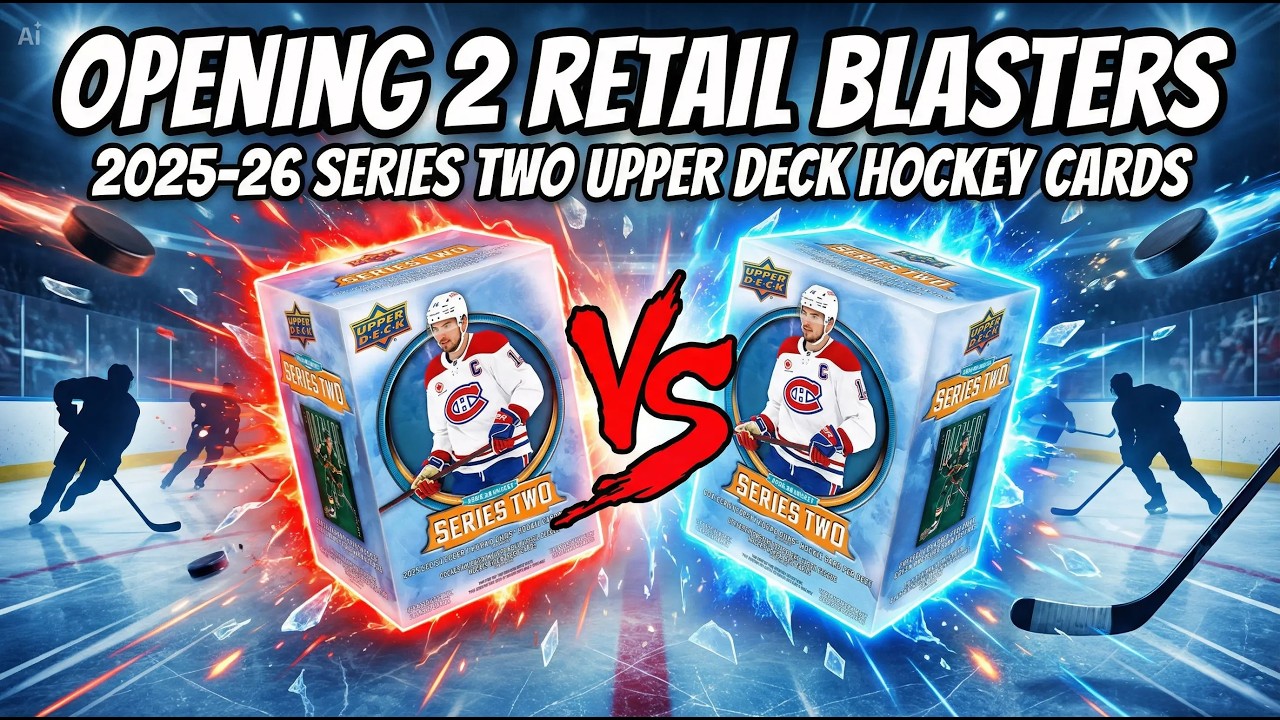 BLASTER MASTER! 2025-26 SERIES 2 UPPER DECK HOCKEY CARDS