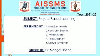 PBL Group 2 Occupancy Based Light Controller System by Niraj, Mitesh,Kaustubh,Tejas,Aditya