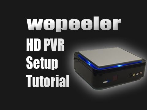 Hauppauge HD PVR Setup Tutorial Xbox 360 PS3