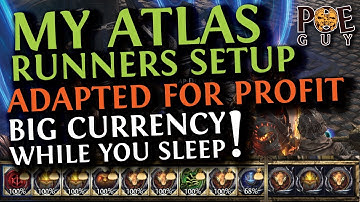 POE 3.25 - KINGSMARCH ATLAS RUNNERS - OPTIMIZED FOR SOLID PROFIT - // HOW I RUN THEM & WHY