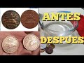 Como limpiar tus Monedas muy FACIL Y SIN DAÑARLAS (cobre, niquel, plata y mas)