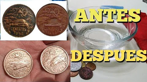 ¿Cómo se limpian las monedas grasientas?