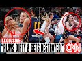 Caitlin Clark &amp; Sophie Cunningham DESTROY OPPONENTS Jacy Sheldon &amp; Marina Mabrey! Indiana Fever WIN!
