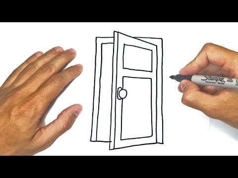 Video: How To Draw A Door