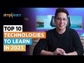 Top 10 Technologies To Learn In 2023 | Trending Technologies In 2023 | Simplilearn image