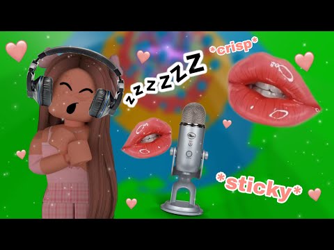 roblox asmr~ T.O.H PURE CRISP/STICKY MOUTH SOUNDS (wet and tingly)