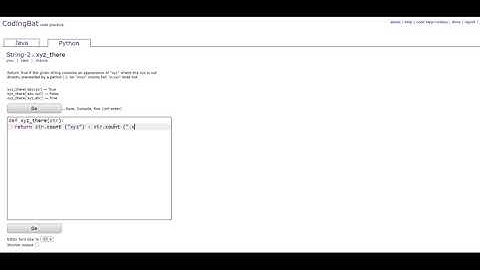 String-2 (xyz_there) Python Tutorial || codingbat.com