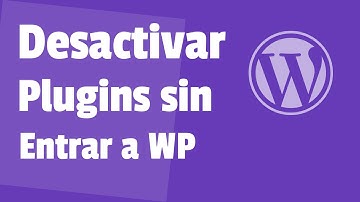Cómo DESACTIVAR PLUGINS sin ENTRAR a WordPress desde el cPanel