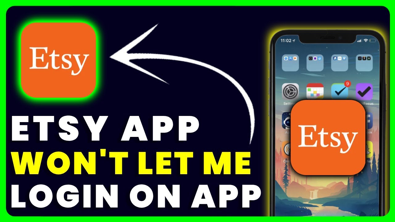 Etsy App Won't Let Me Log In: How to Fix Etsy App Won't Let Me Log In -  YouTube