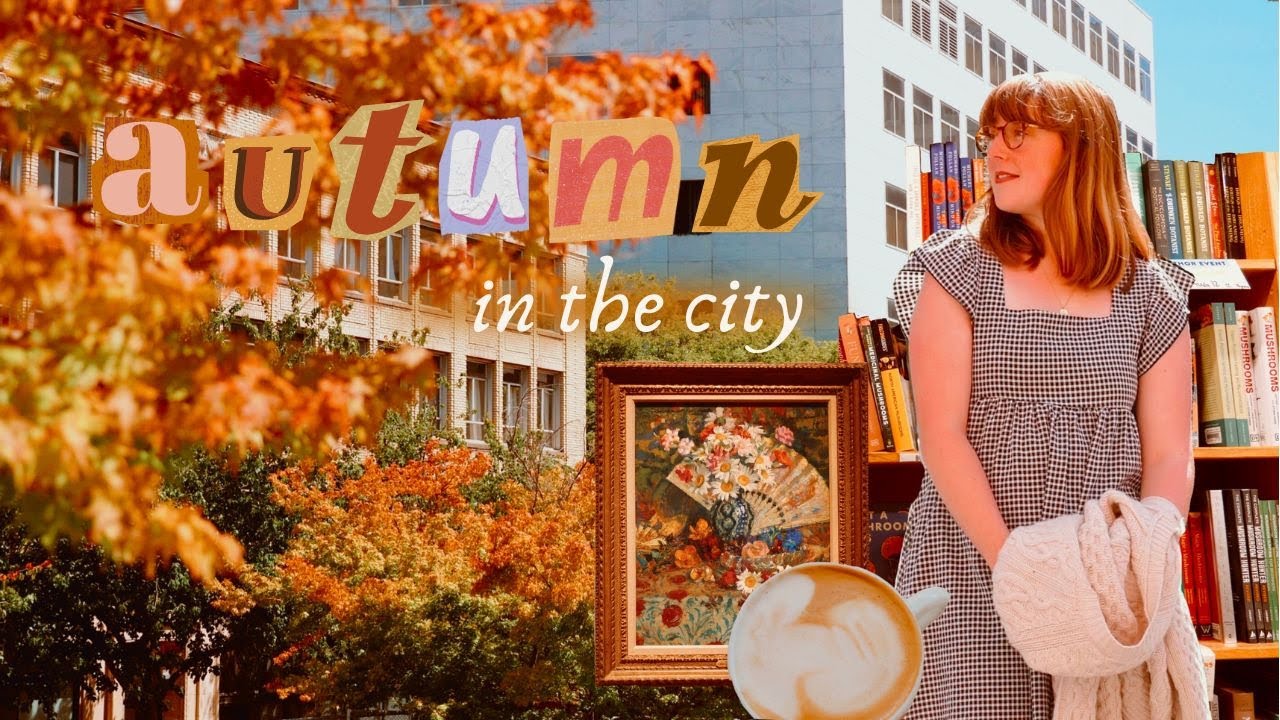 Autumn in the City 🍂🖼️☕️  cozy cafés, book shopping & the portland art museum