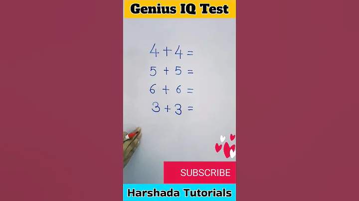 Genius IQ Test #maths #iqtest #iq #shorts #shortsfeed