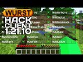 Wurst Hacked Client 1.21.10 | Download &amp; Install Tutorial w/ Client Showcase