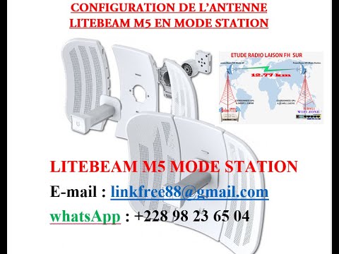 CONFIGURATION  NANOSTATION M2 Et M5, NANOBEAM M5, POUR UNE LIAISON POINT A POINT