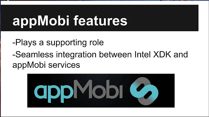 Explorando o Intel XDK com appMobi