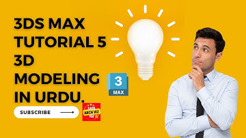 3ds max Lecture 5 3d modelling in Urdu/hindi