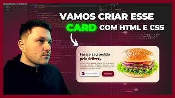 Como criar um card com texto ao lado da imagem usando HTML e CSS - Tutorial Completo
