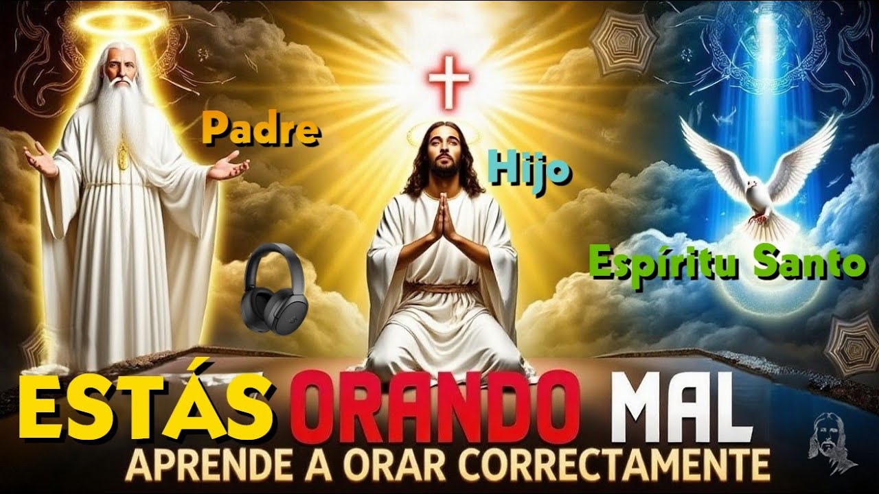 Estás ORANDO mal sin saberlo APRENDE a orar al PADRE, al HIJO y al ESPÍRITU SANTO.