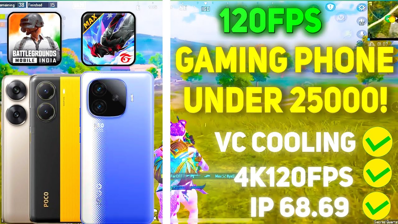 TOP 3 BEST 120FPS GAMING PHONE UNDER 20K TO 25K IN 2026 !BEST GAMING PHONE UNDER 25000 FOR BGMI COD