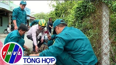 THVL | Dân quân tự vệ tích cực hỗ trợ các xã xây dựng nông thôn mới