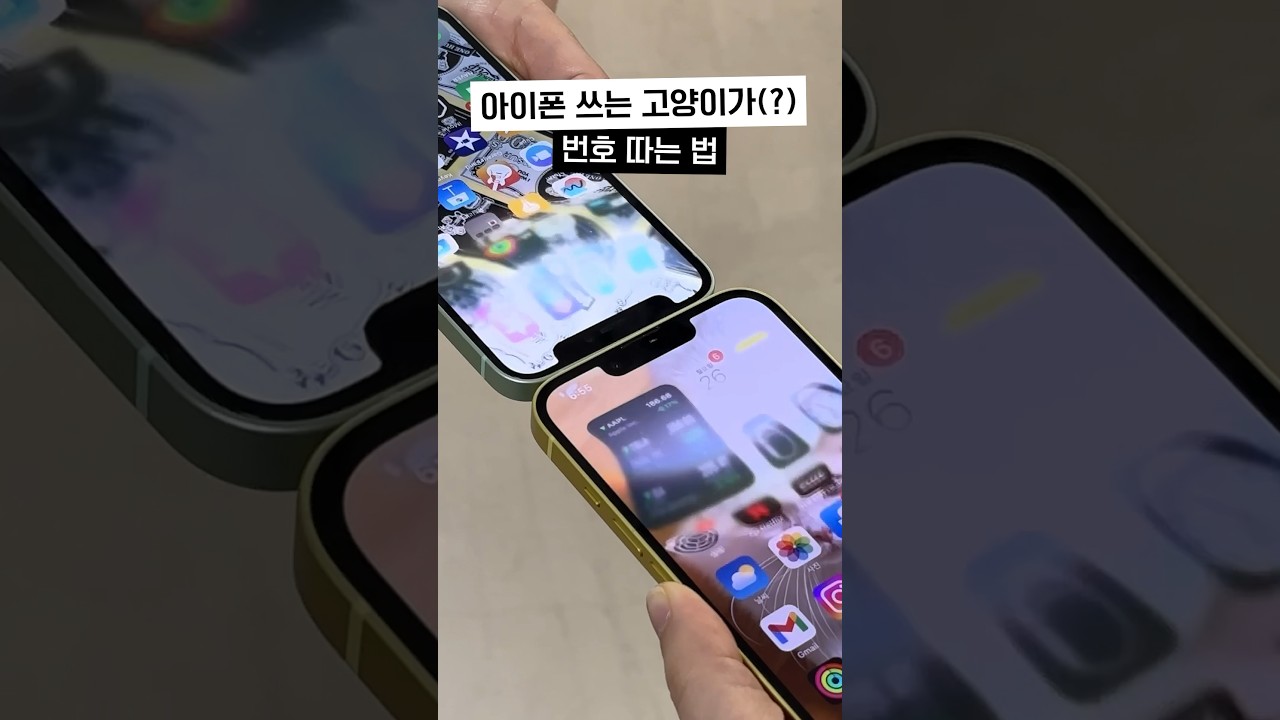 아이폰을 갖다대면?... 소름 #아이폰 #네임드랍 #ios17